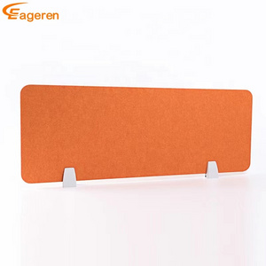 Office Decorative Smooth Surface Polyester Fiber Panel Acoustic Panel for Table Screen Divider