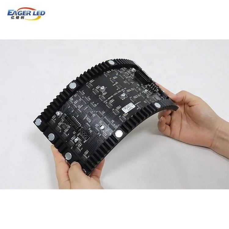 New p1.56 p1.667 p1.875 p2 p2.5 p3 p4 led display screen paneles p3 soft module p4 flexible led display