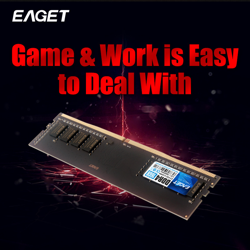 Eaget Memoria RAM DDR4 DDR 4 4GB 8GB 16GB 8 16 GB 2666MHz 3200MHz SODIMM UDIMM Desktop  dual channel RAM for laptop