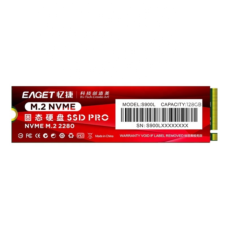 EAGET S900L wholesale high performance SSD M2 PCIe NVMe Solid State Drive for Pc/Desktop 128gb