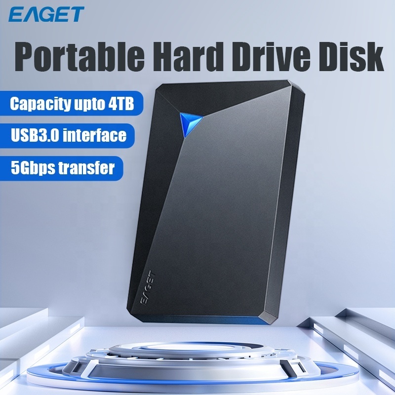 EAGET 1TB 2 TB 4 TB 5TB 8TB 10TB 10 terabyte Disc disques durs Portable HDD Hard Drive For Desktop Laptop SSD External Hard Disk