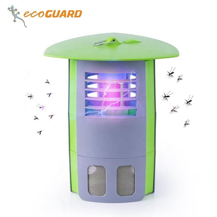 Ipx4 Outdoor Indoor Abs Bug Zapper Uv Light Noiseless Fan Portable 12w Electric Mosquito Killer Lamp