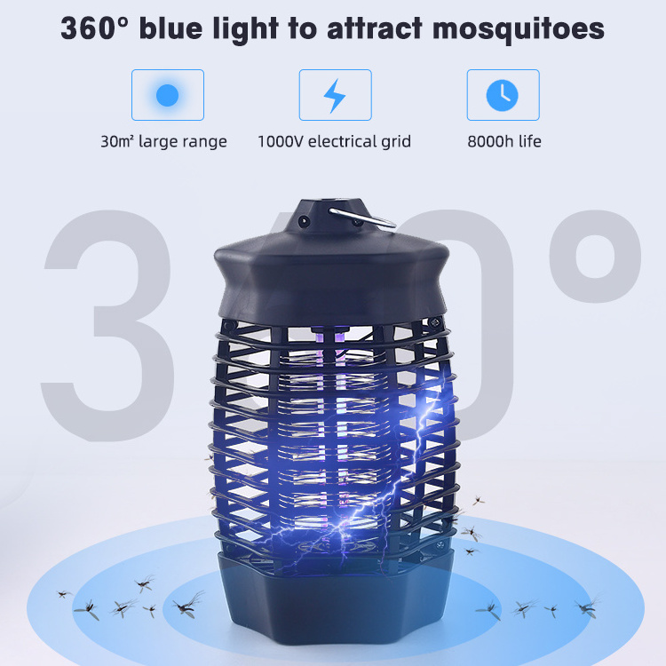 Indoor Home Living Room Mini UV Light Fly Zapper Anti Mosquito Lighting Bug Traps 4w 6w Electric Power Insect Killer