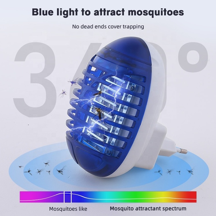 Factory Supplier Portable Insect Killer Pest Control Bug Zapper 3w 4w Electric Mosquito Killer Lamp