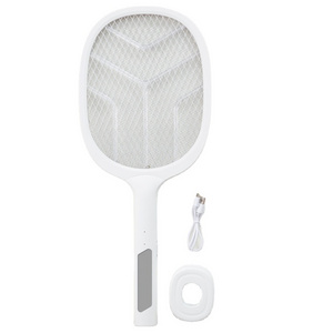 Factory Custom Battery Usb Charge 2 In 1 Electric Rackets Mosquito Killer Lamp Rechargeable Mosquito Swatters