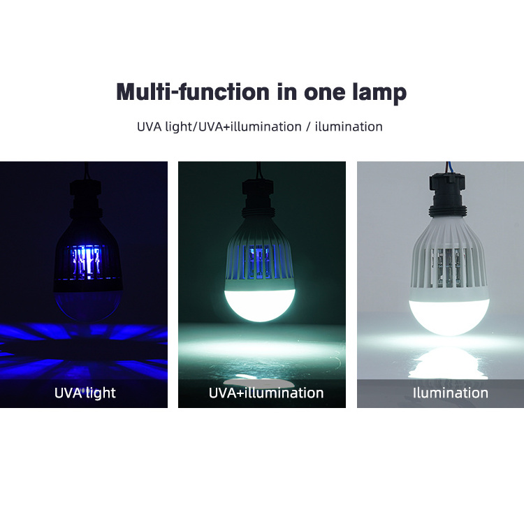 Wholesale Factory Indoor Camping Using Pest Control UV Light 12watt Electric Mosquito Killer Lamp Bulb