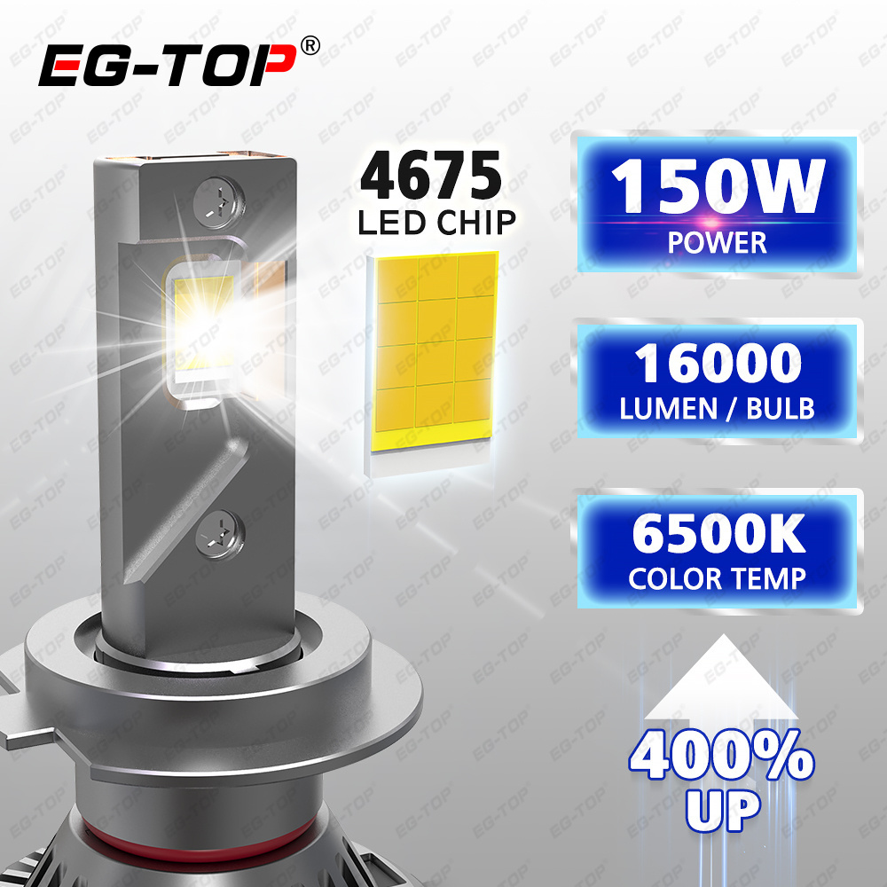 High Power 300W 16000LM 6500K H1 H3 H7 H11 9005 9006 9012 H4 H13 9004 9007 Car Led Headlights Bulbs