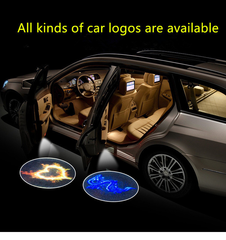 Roof Car Door Light HD Led Logo Spot Projector Decorative Ambient Light Accessories Interior Led Car Lighting For Car