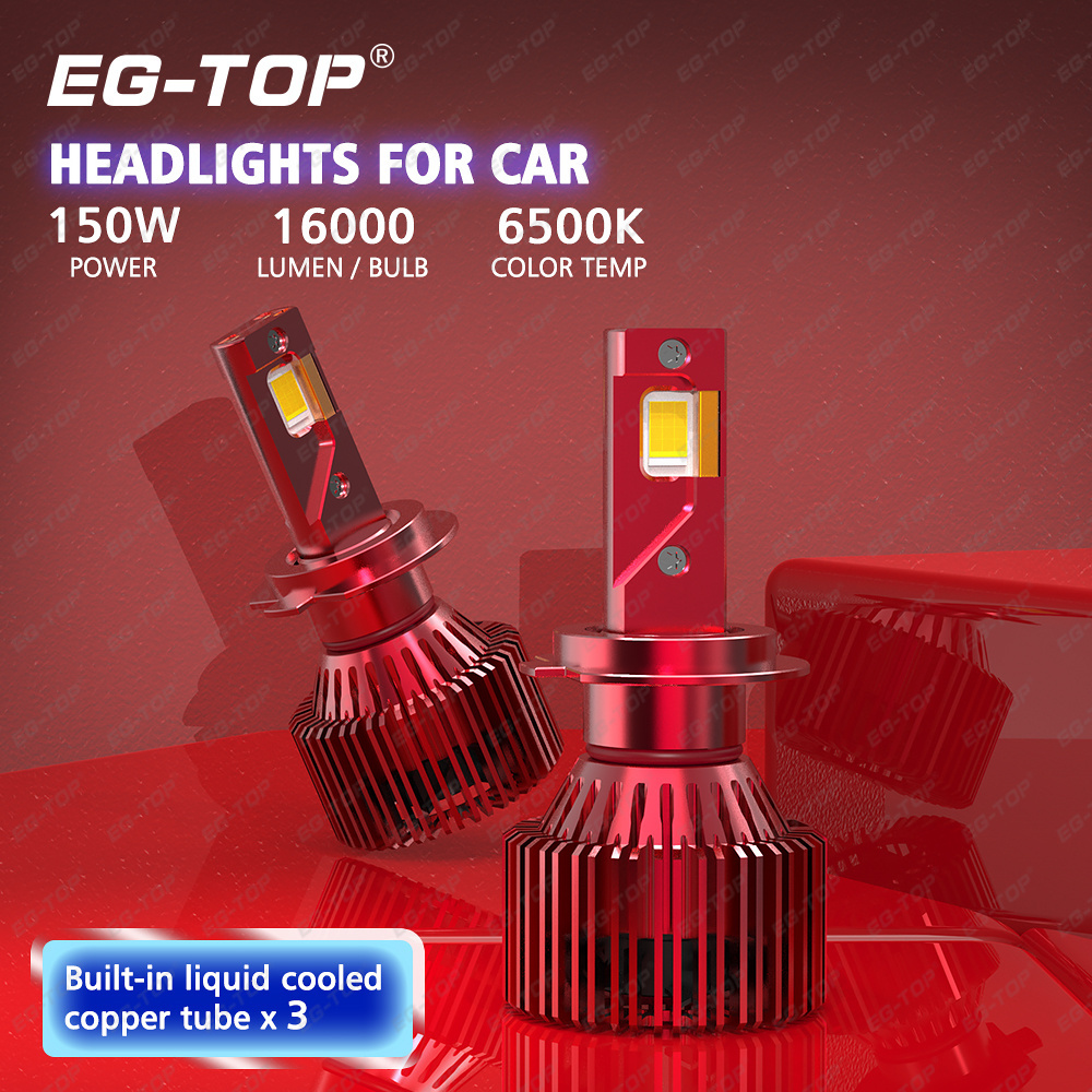 EG-TOP New Design led bulbs 300W 25000lm 9005 9006 H1 H4 H7 H11 H8 9006 brightest automotive led headlight car led headlight