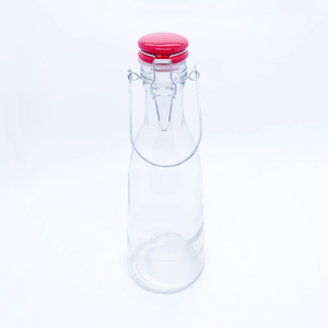 Wholesale Clear Flip Top Bottle 250ml 16oz 750ml 1 Liter Glass Swing Top Glass Bottle factory price