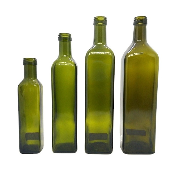 Custom LOGO Avoid Sunlight Glass Bottles For 250ml Olive Oil Bottle 8oz Olive Oil Bottle