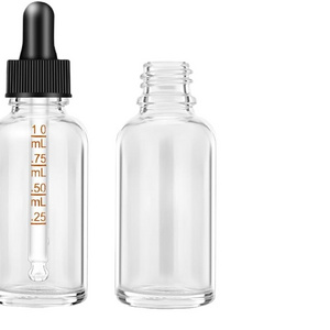 5ml 10ml 15ml 20ml 30ml 50ml 100ml Clear Serum Dropper Tincture Body Parts Cosmetic Glass Bottles for Essential Oil