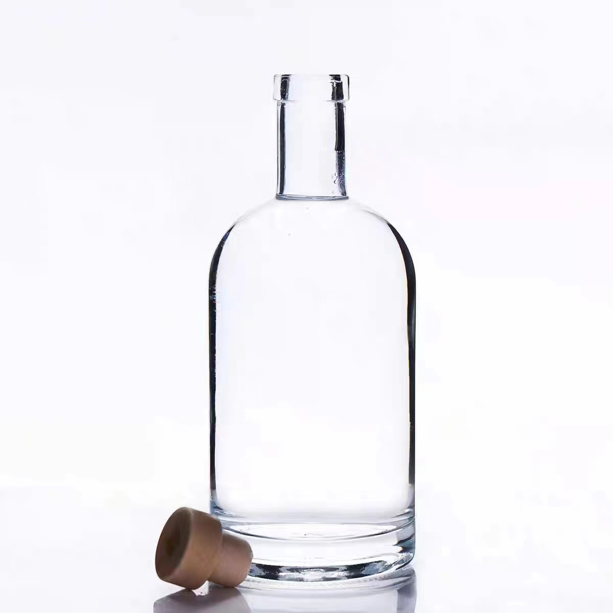 375 ml 750 ml 1000ml Clear Glass Oregon Liquor Bottle Gin Whisky Liquor Glass Vodka Spirit Bottle for Liquor