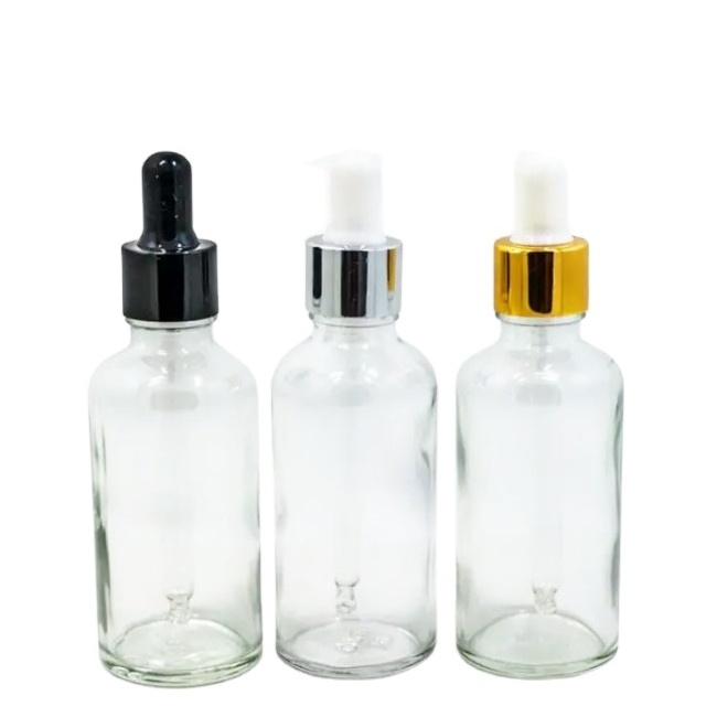 5ml 10ml 15ml 20ml 30ml 50ml 100ml Clear Serum Dropper Tincture Body Parts Cosmetic Glass Bottles for Essential Oil