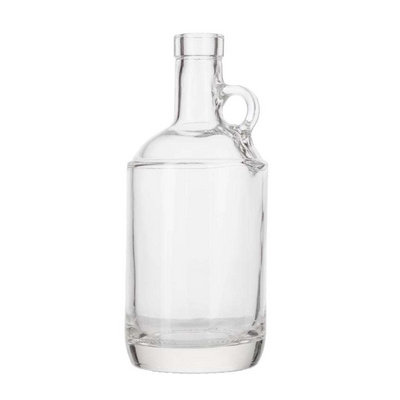 MOONSHINE JUG 750Ml Clear Empty Olso Vodka Liquor Gin Rum Tequila Whisky Brandy Spirit Glass Bottle With Cork