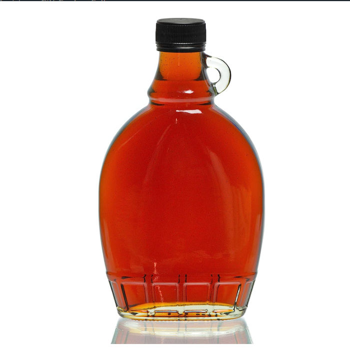 Transparent One Gallon 3.7l Glass Jug Kitchen Craft Wine Bottles With Airtight Screw Caps