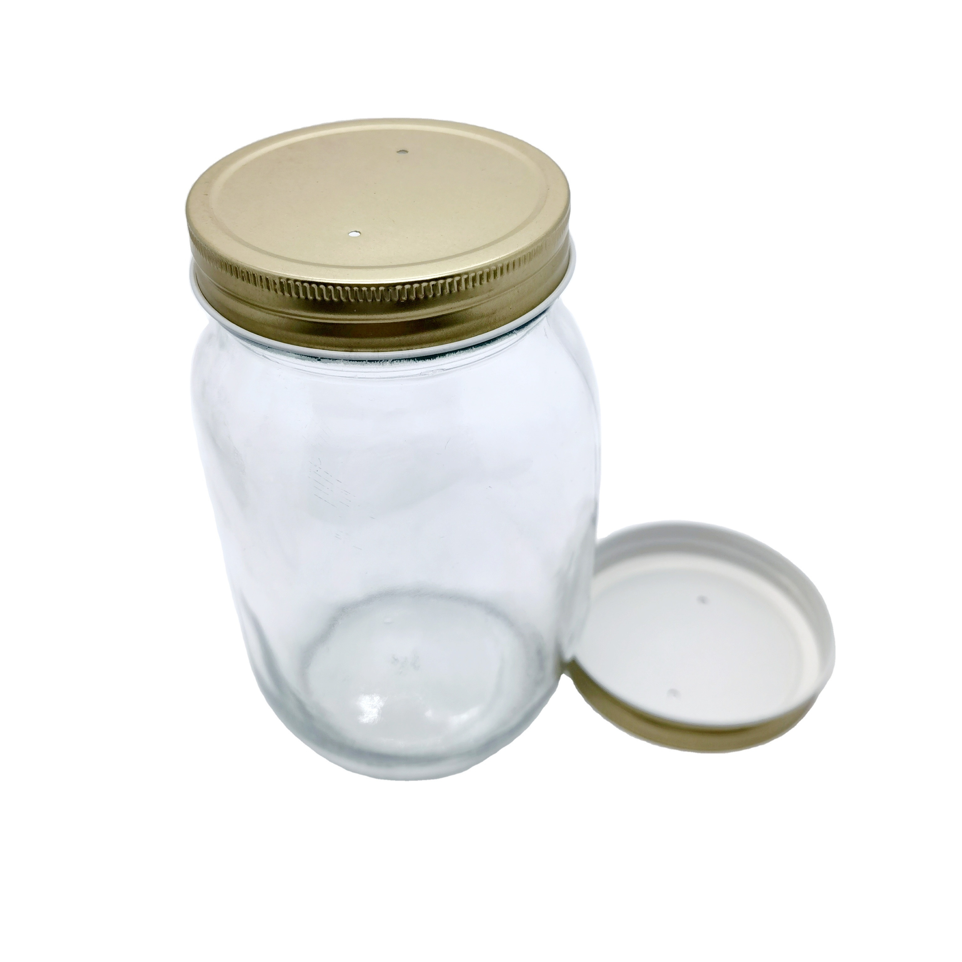 150ml 250ml 500ml 1000ml fermenting frutta del prato glass mason jar with metal lid cheap factory price low price