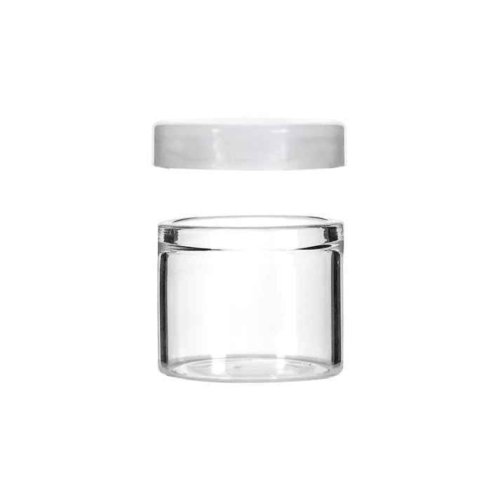 6ml Airtight Smell Proof Jar Silicone Wax Oil Concentrate Glass Container 5ml Small Silicone Glass Jar With Lid