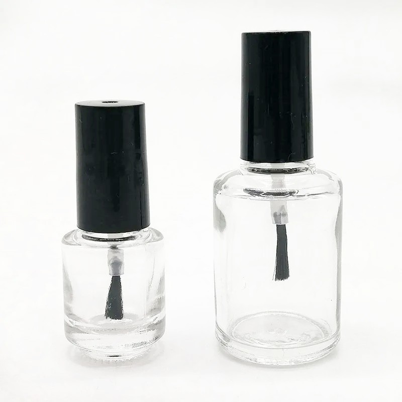 5ml 10ml 15ml all kinds of mini empty nail polish glass bottle with brush large nail polish bottle rectangle nail gel bottle factory