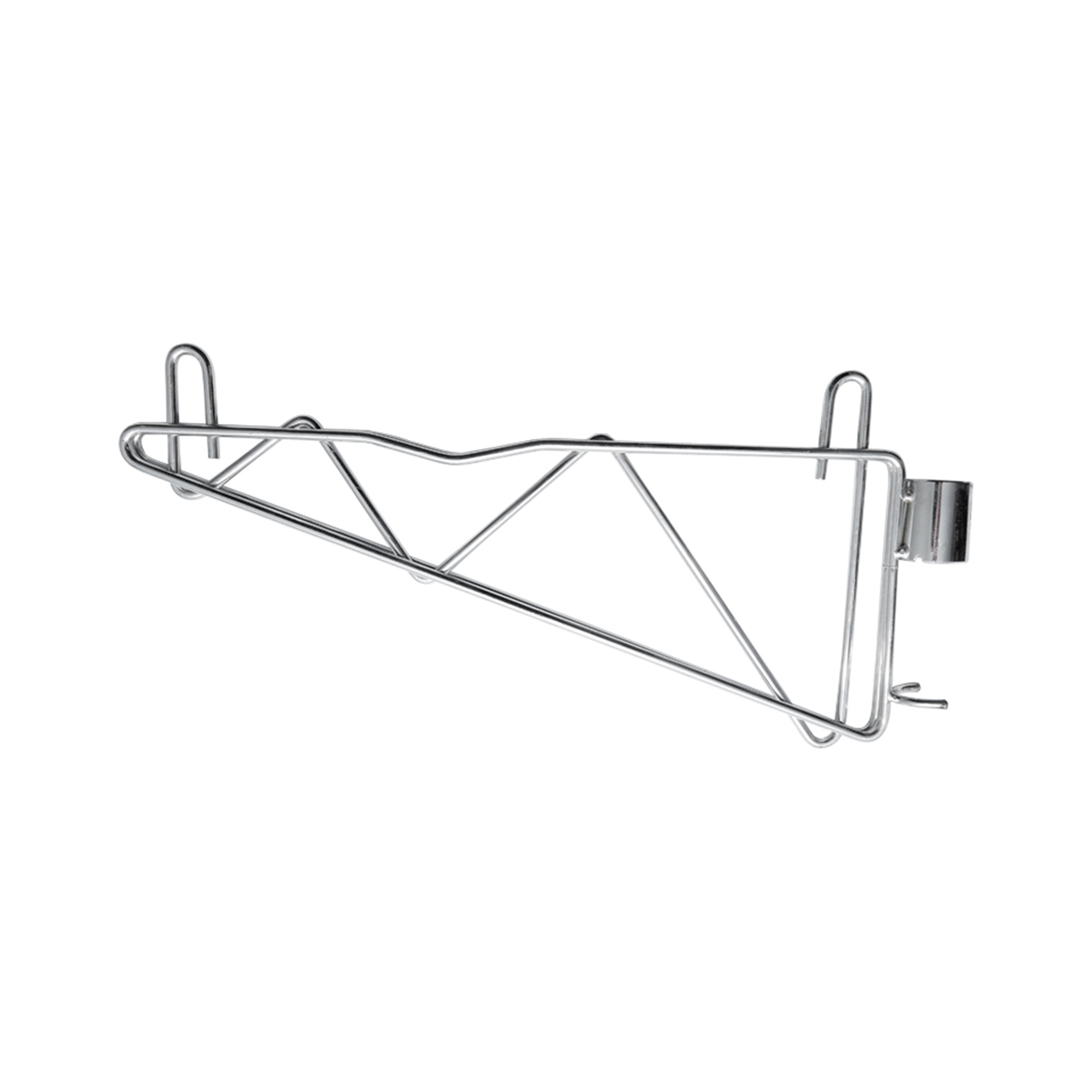 Hot Sale Heavy-Duty Steel Wire Storage Rack Single-Sided Wall Mounting Bracket for OEM Wire Shelving