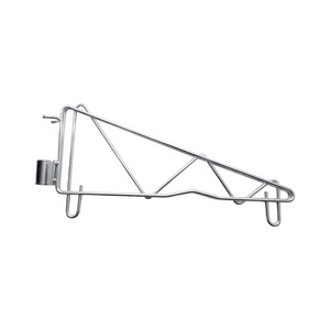 Hot Sale Heavy-Duty Steel Wire Storage Rack Single-Sided Wall Mounting Bracket for OEM Wire Shelving