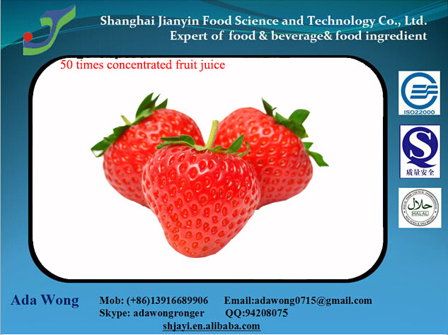 2023 New 50 Times shanghai jianyin Concentrate Strawberry Syrup For Fruit Drinks