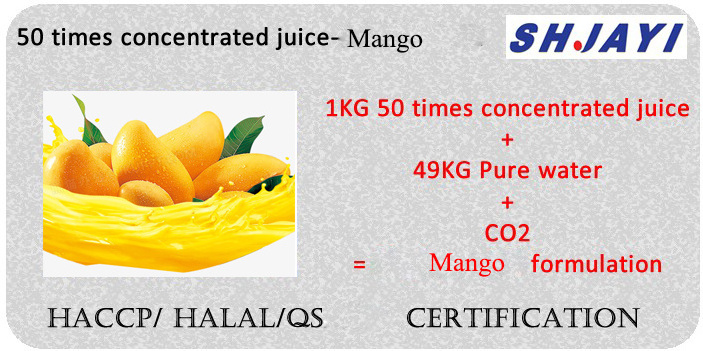 50 times Mango juice concentrate