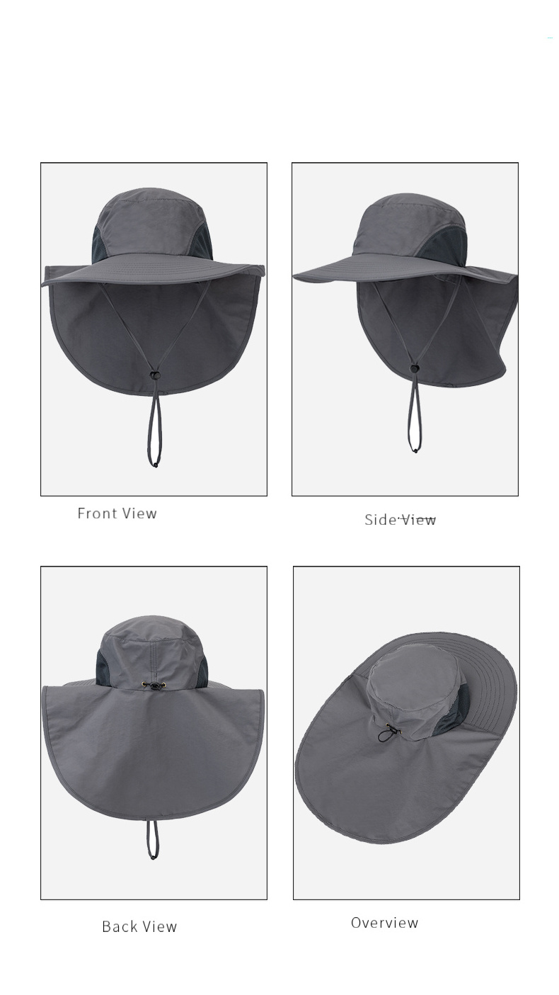 Fishing Hat, Sport Hat with Mosquito Protection and Neck Flap,for Man and Women