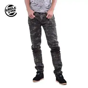 bulk wholesale cheap Top quality fashion long denim jeans men made in china OEM service straight wash boy jeans