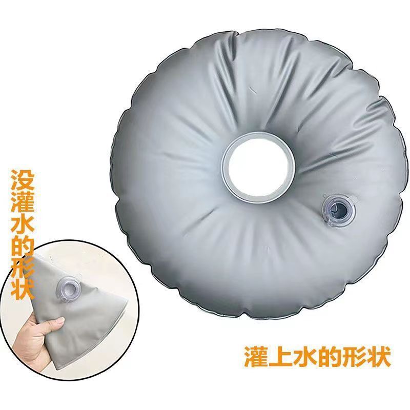 hot 45cm counterweight water bag outdoor bracket base sun umbrella windproof camping weighted water bag water injection base