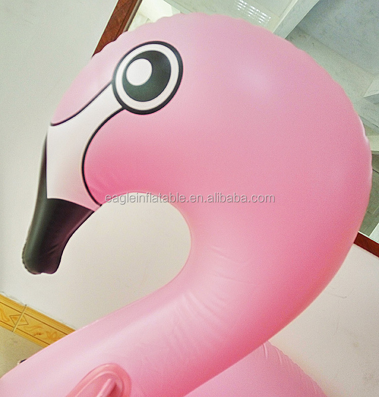 swimming  Inflatable Pink Flamingo pool float plastic water raft Adult Sized outdoor Pool floating Toy