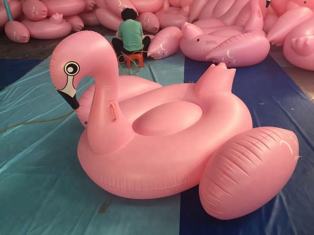 Best price popular Inflatable flamingo pool float large Leisure Ride-on Pool Floats PINK inflatable flamingo float