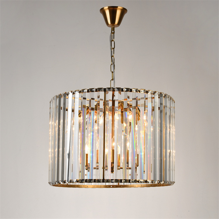 Hot Sale Modern Fancy Crystal Circle Glass Chandelier Pendant Lights Pendant Hotel Lighting Fixtures