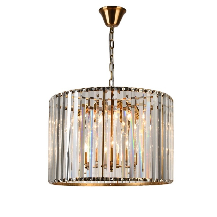 Hot Sale Modern Fancy Crystal Circle Glass Chandelier Pendant Lights Pendant Hotel Lighting Fixtures