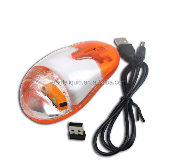 Factory Sale 2.4G Wireless 3D Floating Water Liquid Computer Mouse Aqua Wired Oil Mouse