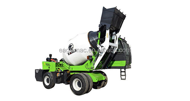 3.5m3 self loading small concrete mixer truck price in india