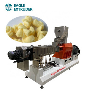 Jinan eagle high capacity crisp rice puff machine corn twisties puffs snack food extruder machine