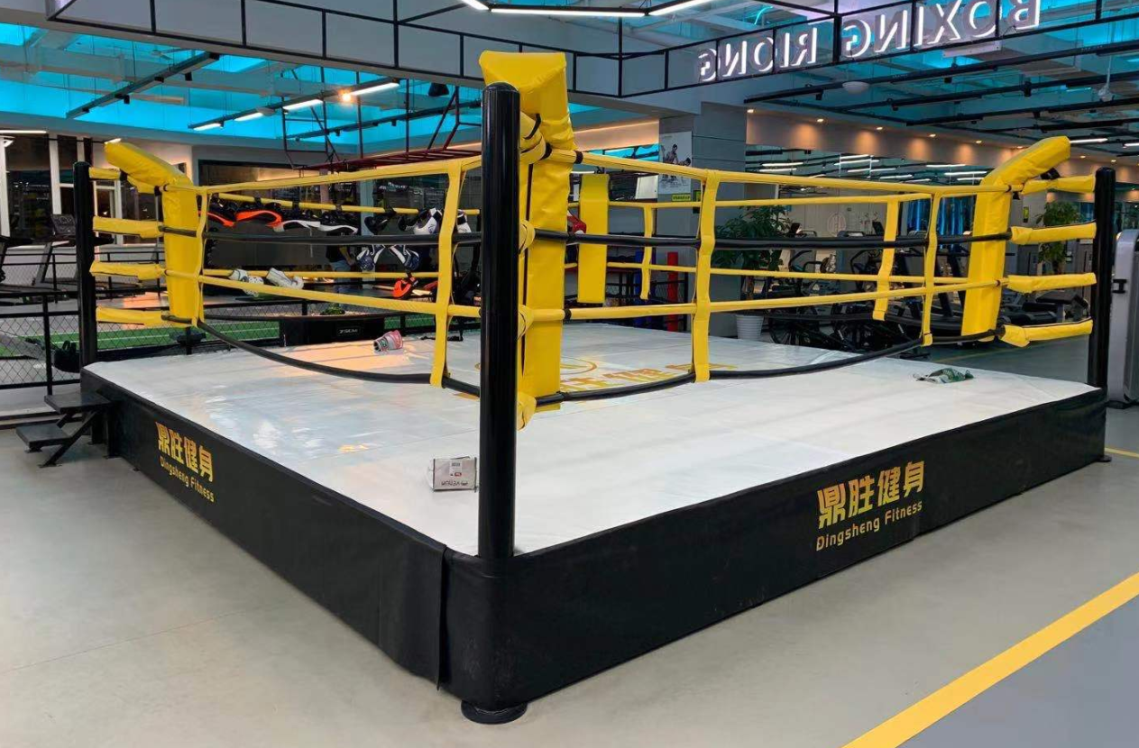 YG FITNESS YG -MMA13 high quality  Customizable commercial fitness floor level boxing ring size mma octagon cage equipment