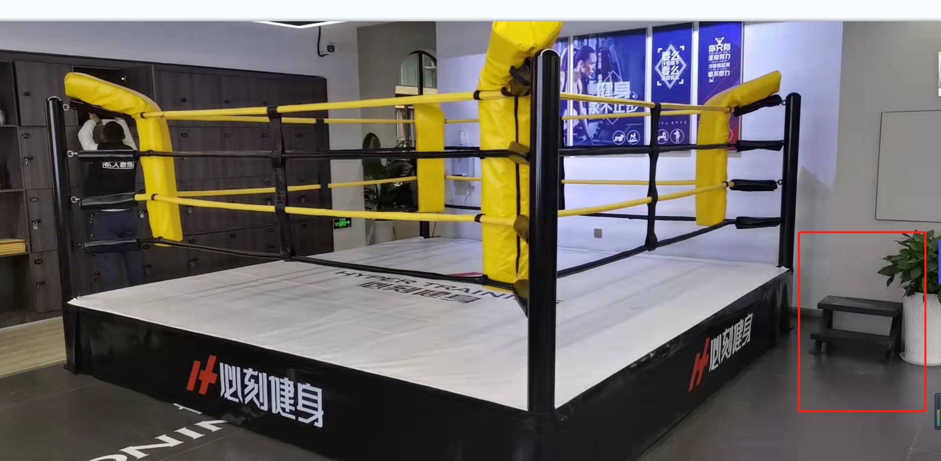 YG FITNESS YG -MMA13 high quality  Customizable commercial fitness floor level boxing ring size mma octagon cage equipment