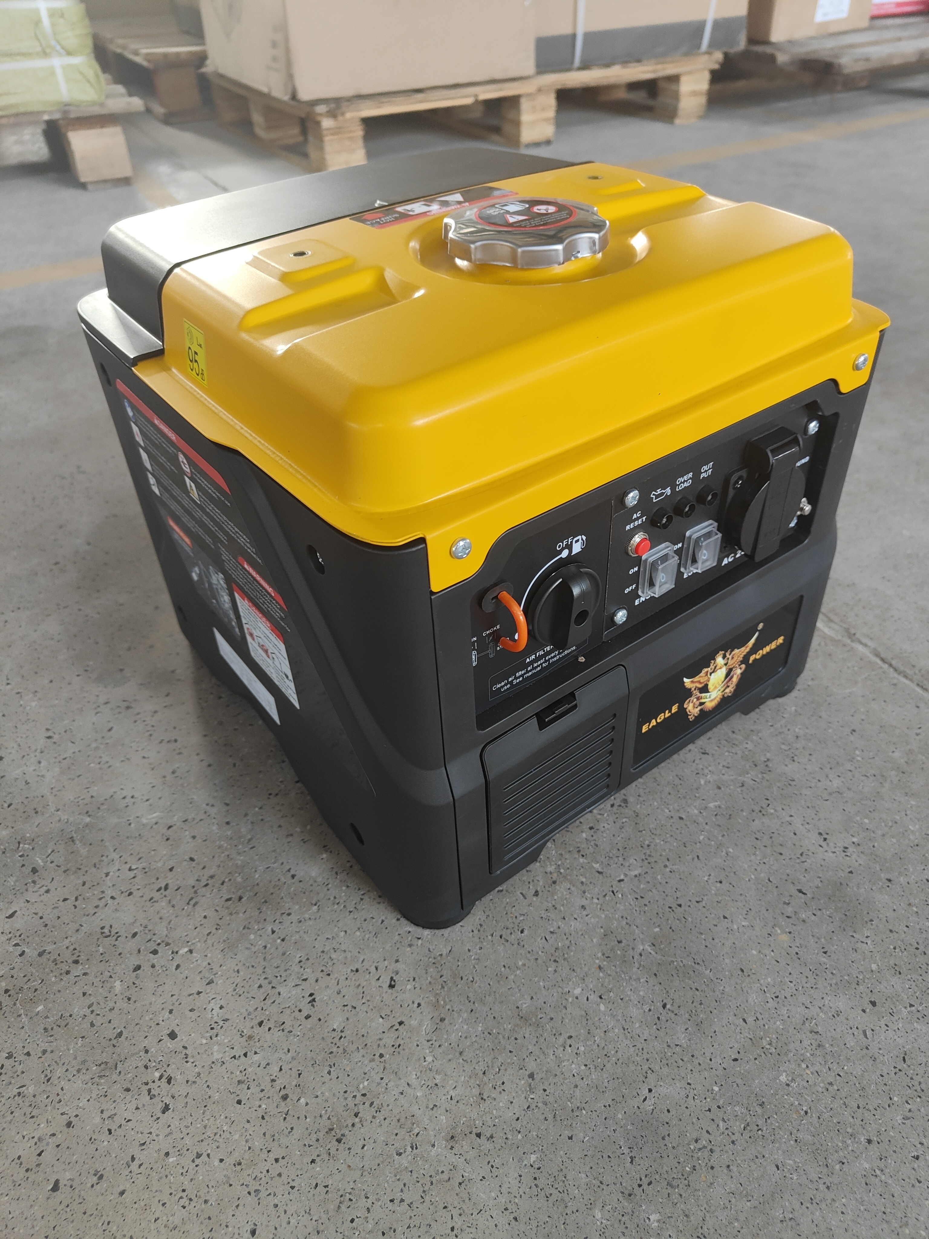 Silent Gasoline Inverter Generator Power 800W Recoil Start Emergency Portable Generator