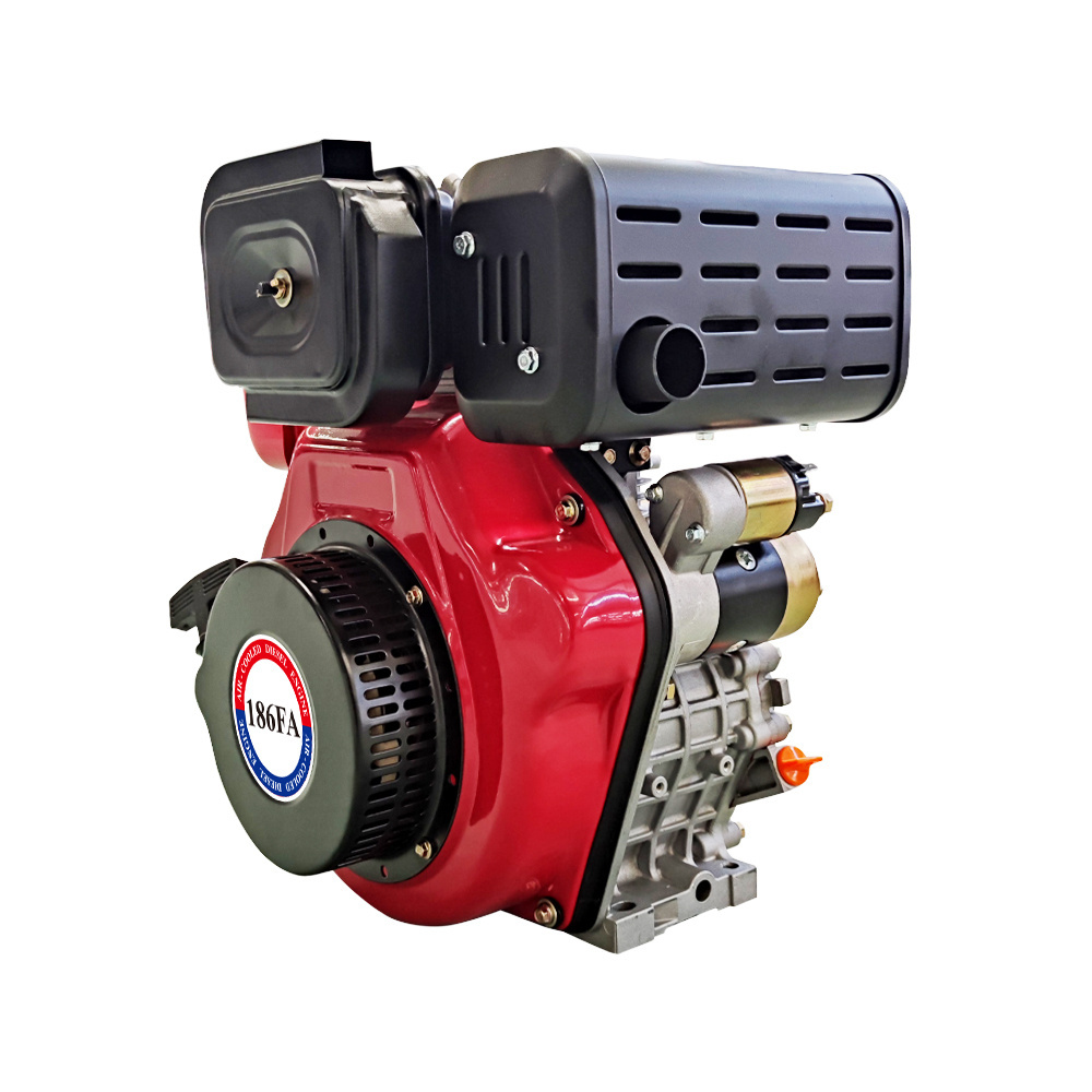 Big Powerful Small Size air cooling single cylinder diesel engine 186FA