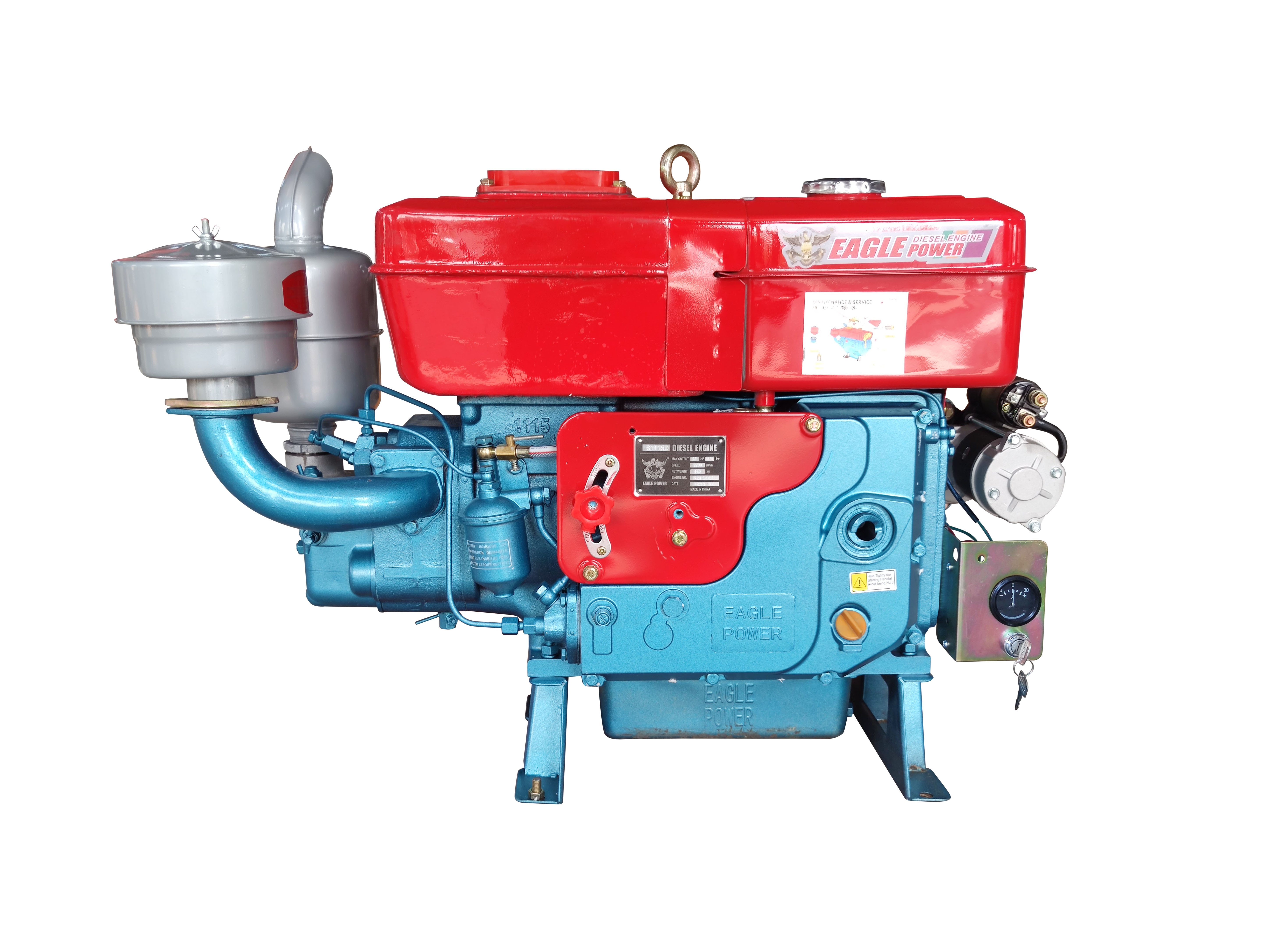 Farm Machine ZS1115/ZS1105/ZS1110 18 Hp 25 Hp 30 Hp Diesel Engine 1 Cylinder Water Cooled Diesel Engine