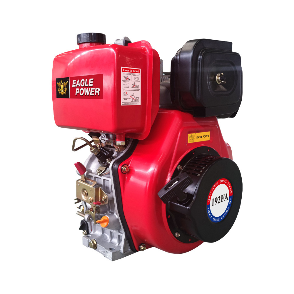 Hot selling 4hp 5hp 8hp 9hp 10hp air-cooled diesel engine 168f 178f 186f