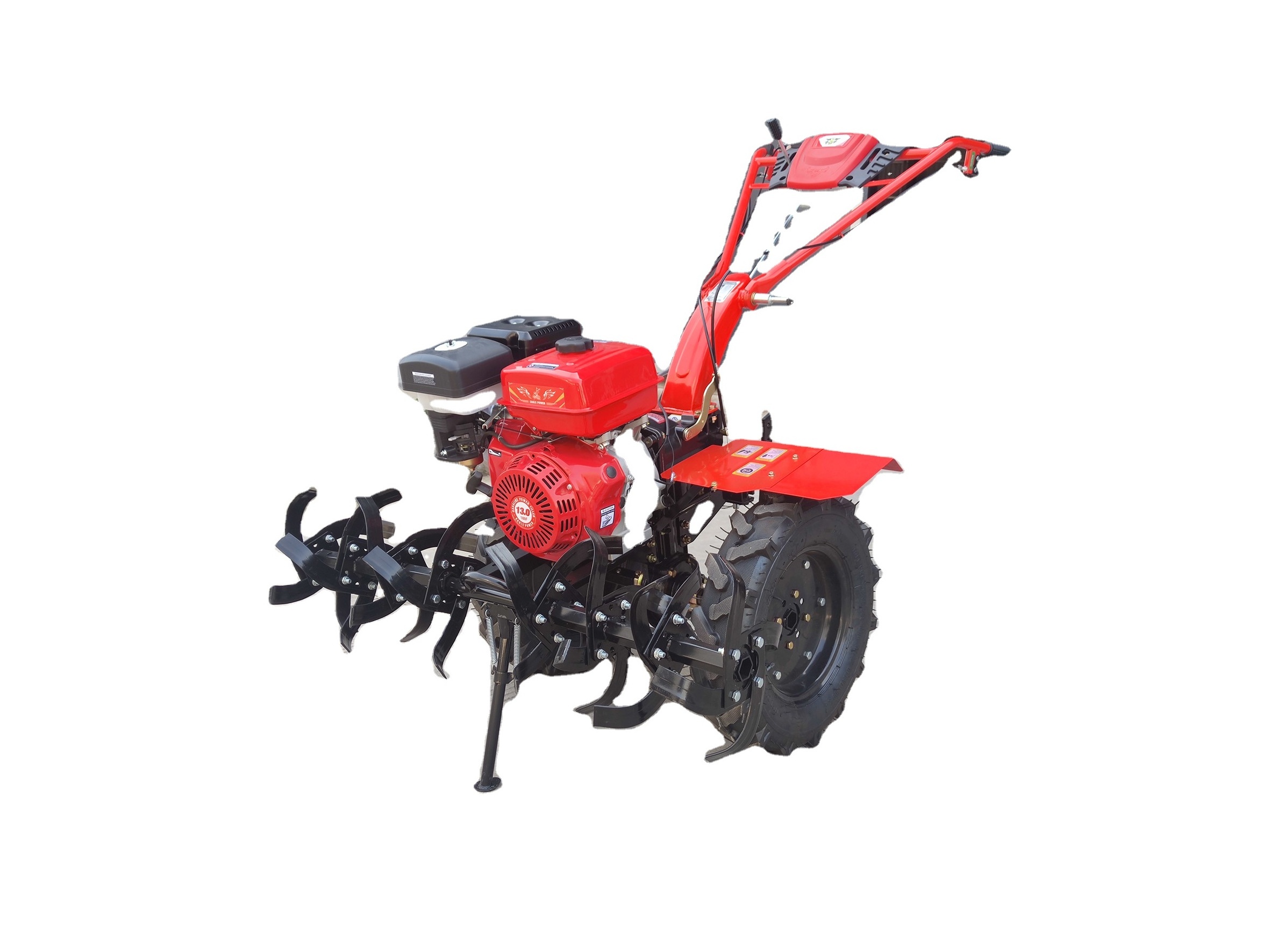 Top Rank Professional Agricultural Farm Use Machine Cultivation Land Rotary Gasoline 9HP Mini Power Tiller Hoe Cultivator