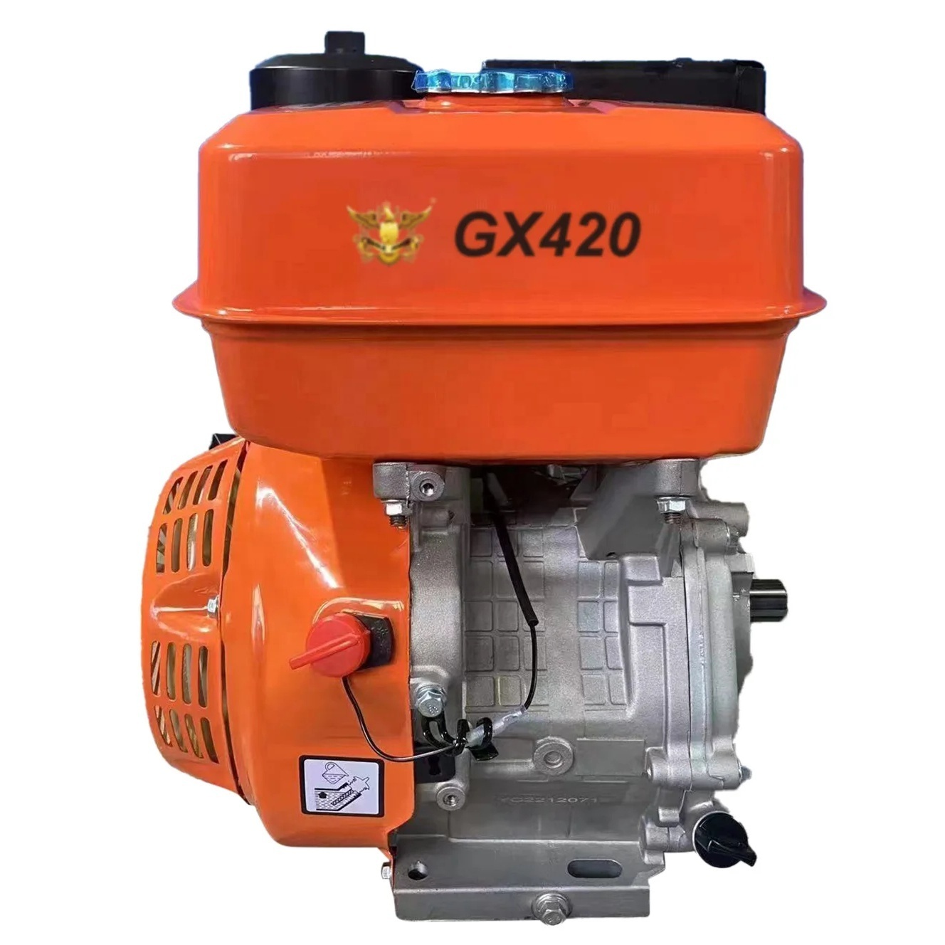 Single Cylinder 15HP 420CC Petrol Engine 4-Stroke Motor Small Gasoline Engine Mini Gasoline Engine