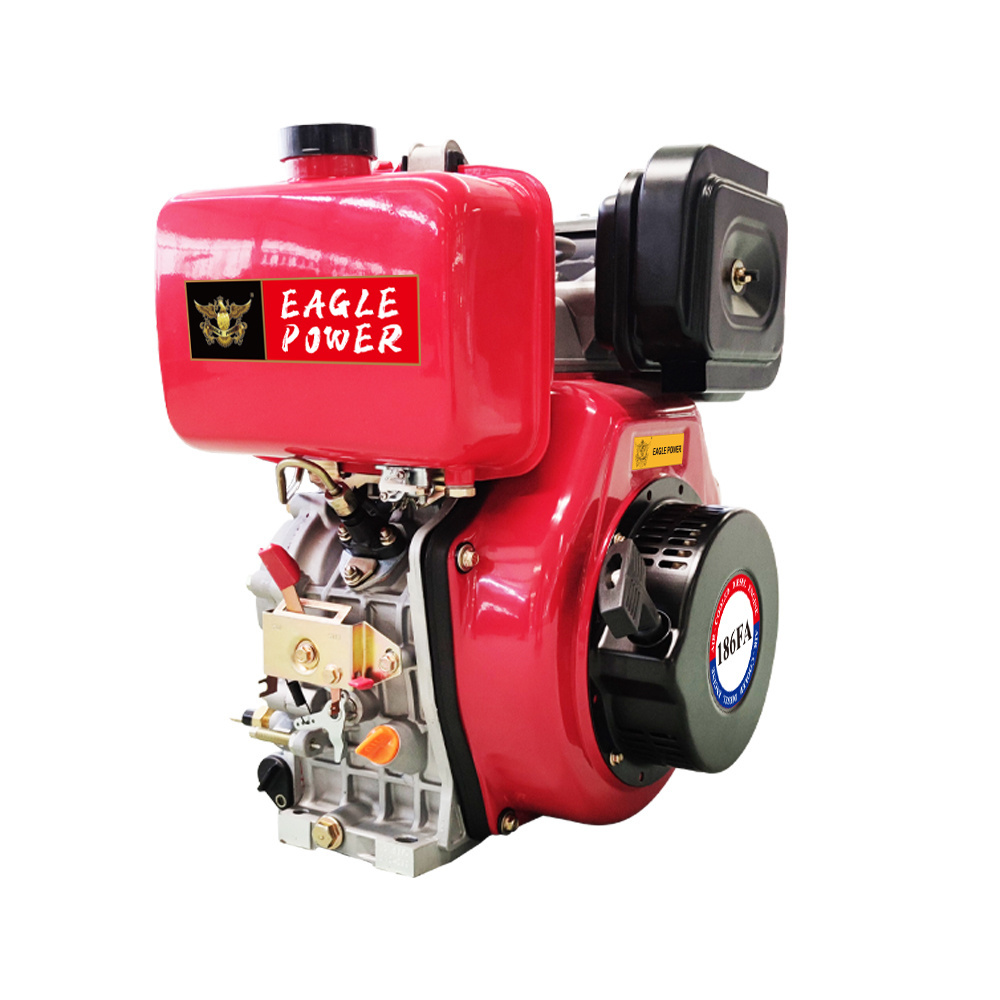 Big Powerful Small Size air cooling single cylinder diesel engine 186FA