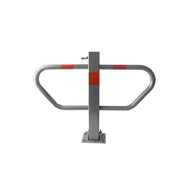 Manual  Folding Down Security Parking Boom Lock Barrier Bollard