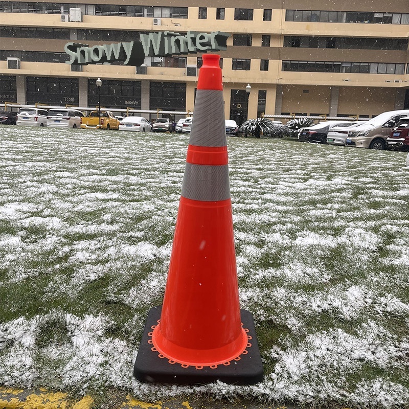 90cm 5.4kgs Orange PVC traffic Cone for road safety