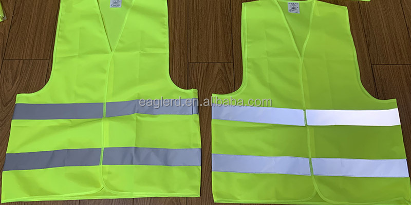 Highlight EN 471 Reflective yellow orange Safety clothing Vest