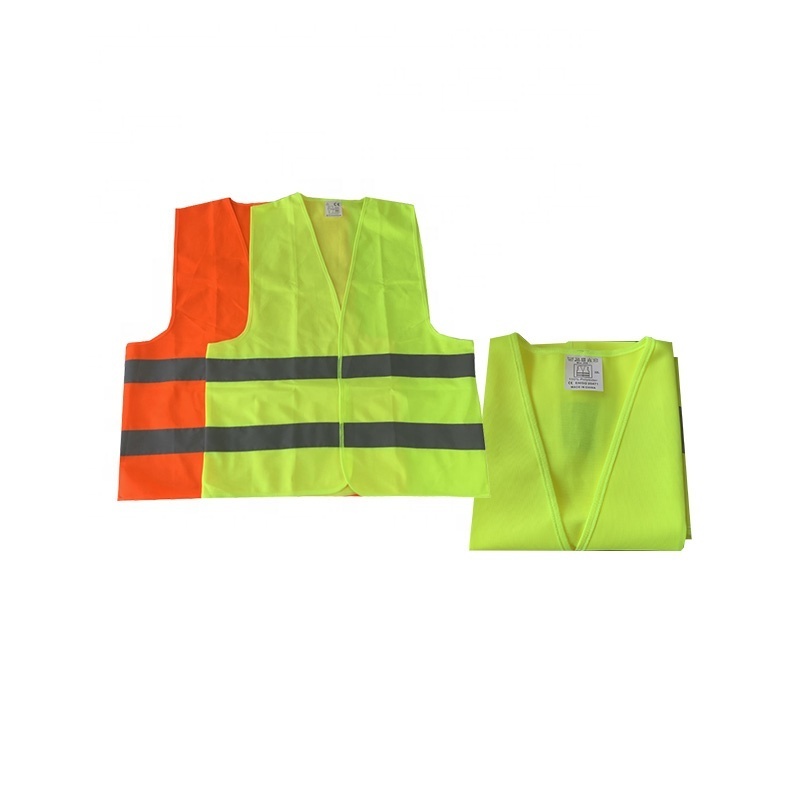 Highlight EN 471 Reflective yellow orange Safety clothing Vest